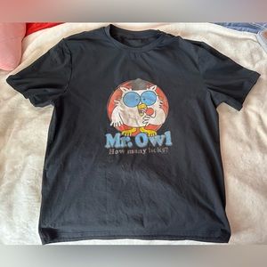 Black Mr. Owl T-Shirt XL.